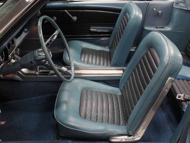 1966 Blue Ford Mustang Convertible