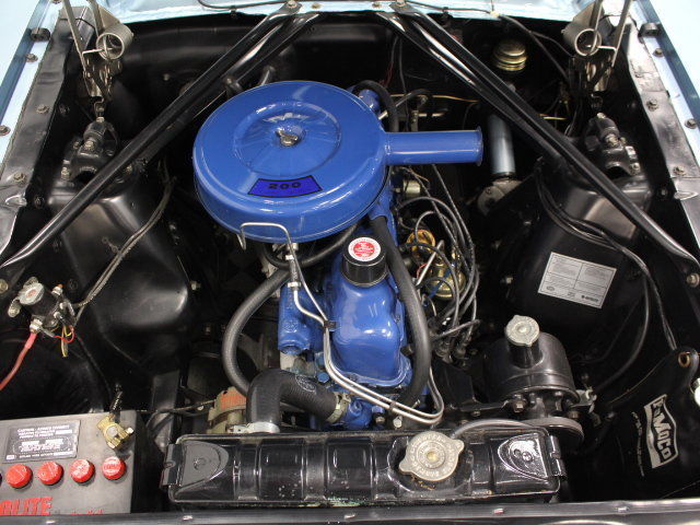 1966 Blue Ford Mustang Convertible