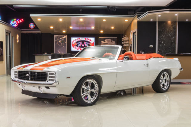 1969 White Chevrolet Camaro Convertible