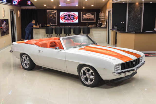 1969 White Chevrolet Camaro Convertible