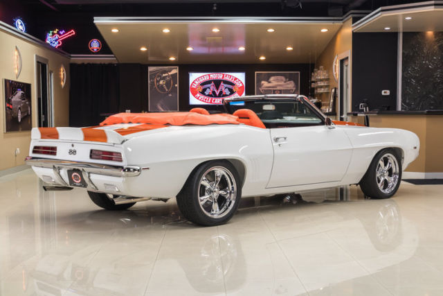 1969 White Chevrolet Camaro Convertible
