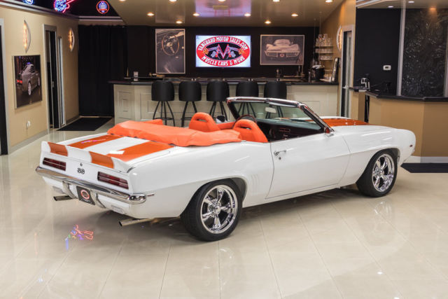 1969 White Chevrolet Camaro Convertible