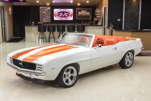 1969 White Chevrolet Camaro Convertible