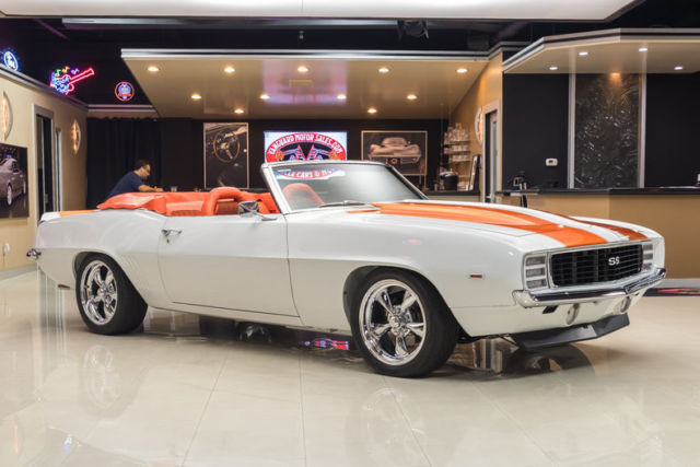 1969 White Chevrolet Camaro Convertible