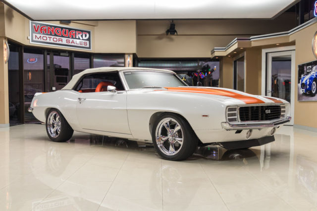1969 White Chevrolet Camaro Convertible