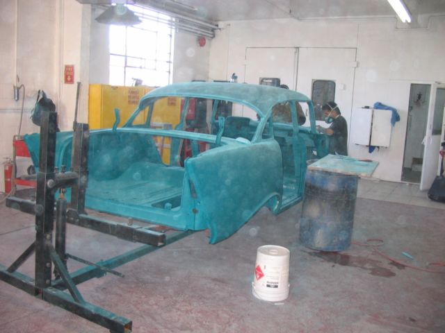 1957 Turquoise/Ivory Chevrolet Bel Air/150/210 Sedan