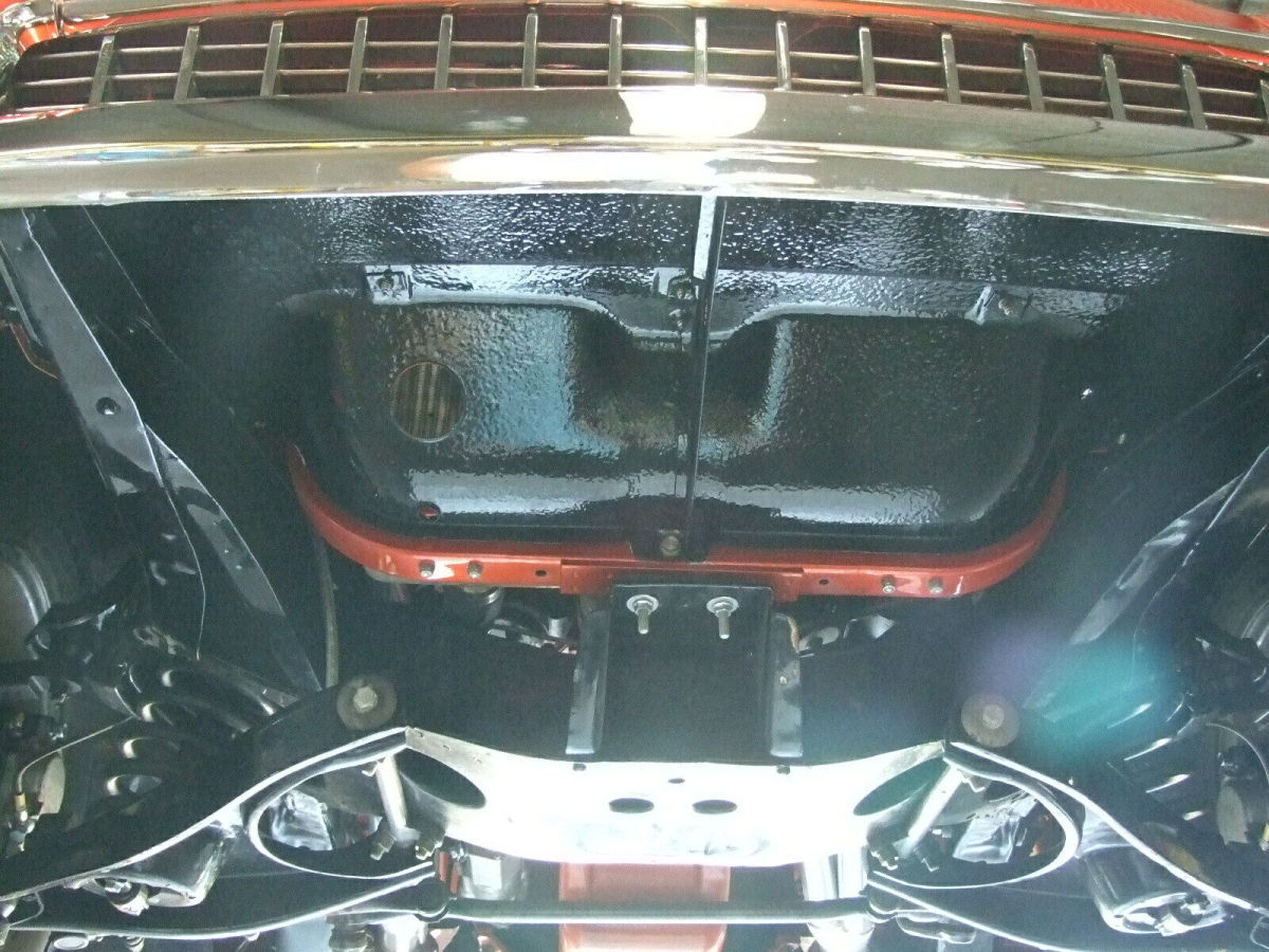 1955 Candy Tangerine over Solar Gold Chevrolet Bel Air/150/210 2 Dr. Sedan