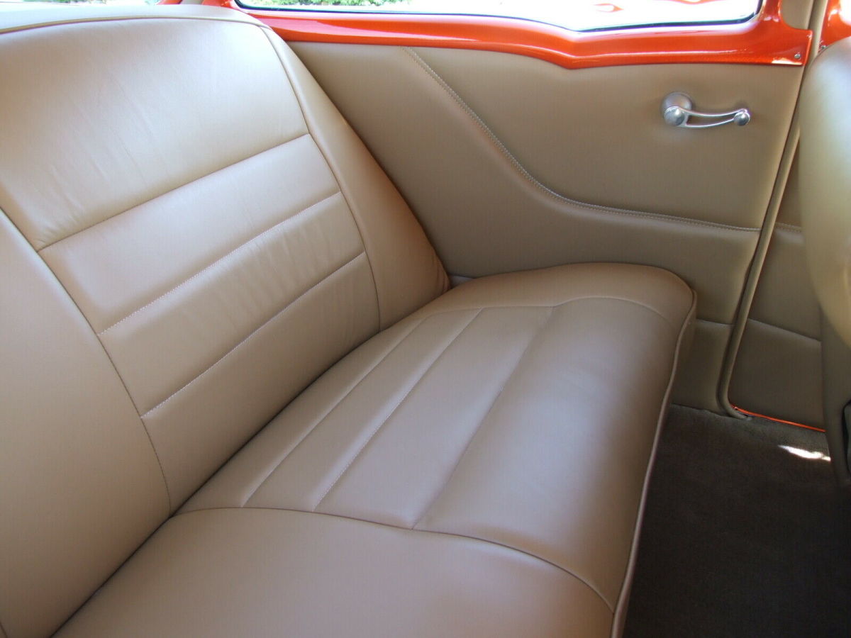 1955 Candy Tangerine over Solar Gold Chevrolet Bel Air/150/210 2 Dr. Sedan