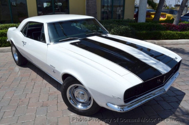 1967 White Chevrolet Camaro