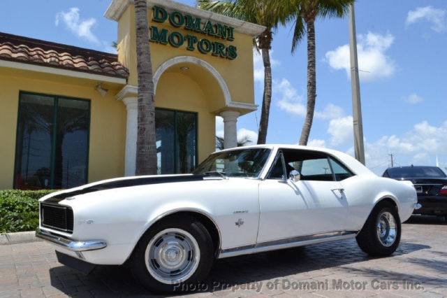 1967 White Chevrolet Camaro