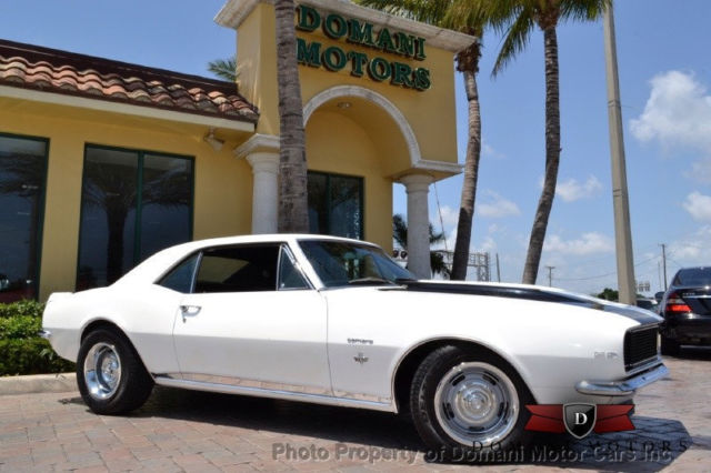 1967 White Chevrolet Camaro