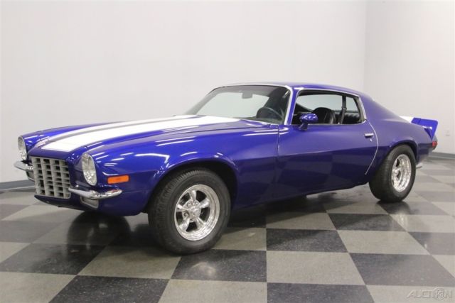 1973 Blue Chevrolet Camaro