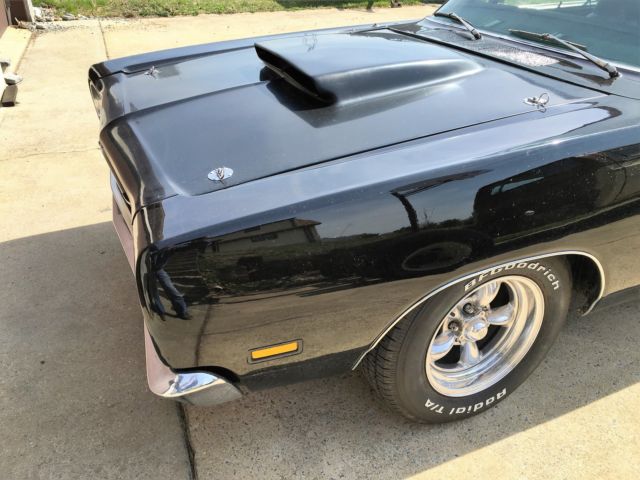 1969 Black Dodge Coronet Coupe