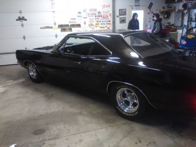 1969 Black Dodge Coronet Coupe