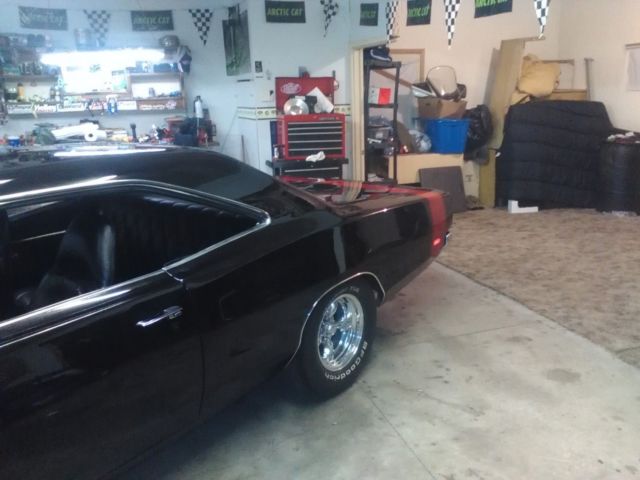 1969 Black Dodge Coronet Coupe