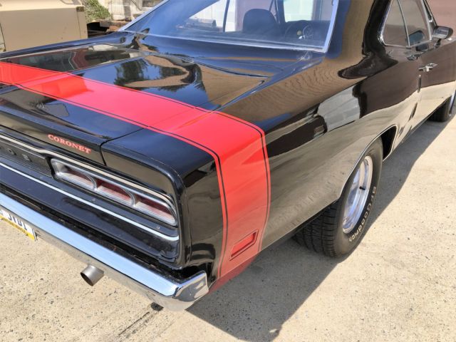 1969 Black Dodge Coronet Coupe