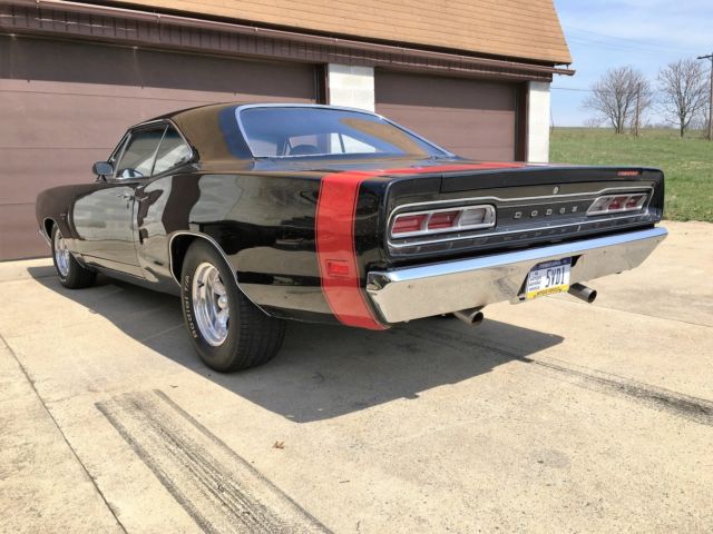 1969 Black Dodge Coronet Coupe