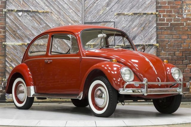 1966 Red Volkswagen Beetle - Classic Coupe