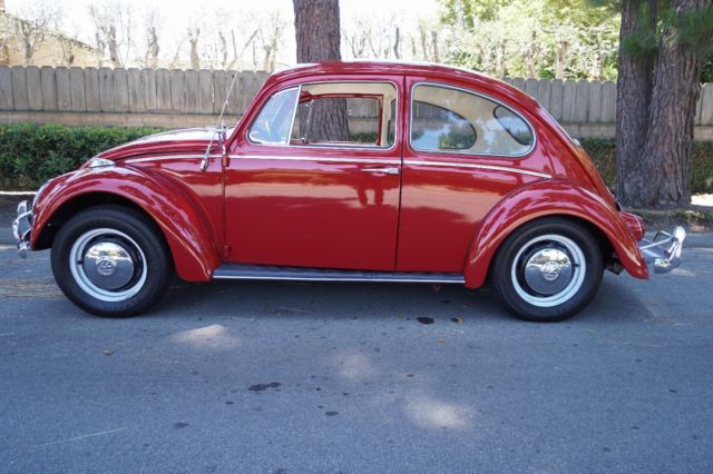 1966 Red Volkswagen Beetle - Classic Coupe