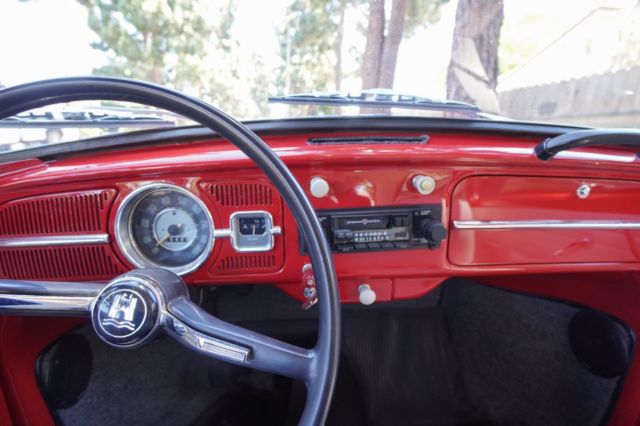 1966 Red Volkswagen Beetle - Classic Coupe