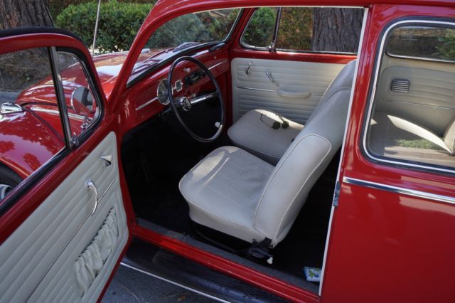 1966 Red Volkswagen Beetle - Classic Coupe