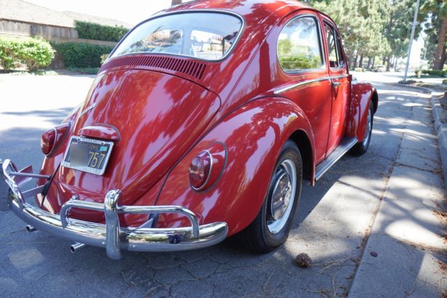 1966 Red Volkswagen Beetle - Classic Coupe