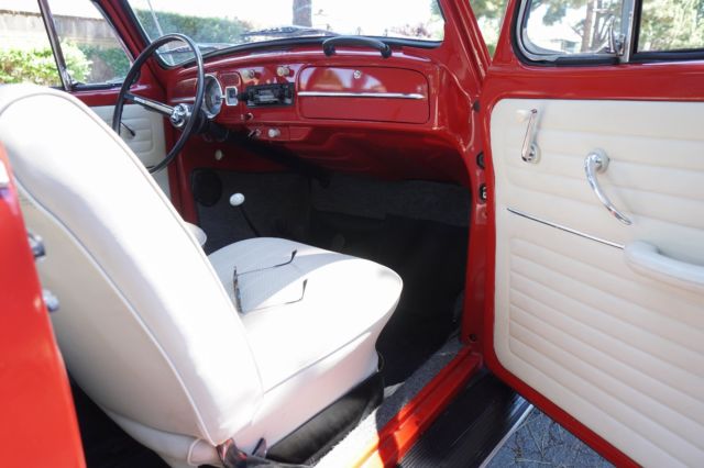 1966 Red Volkswagen Beetle - Classic Coupe