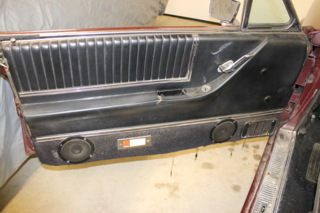 1966 Burgundy Ford Thunderbird Convertible