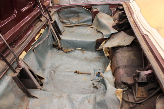1966 Burgundy Ford Thunderbird Convertible