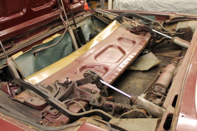 1966 Burgundy Ford Thunderbird Convertible