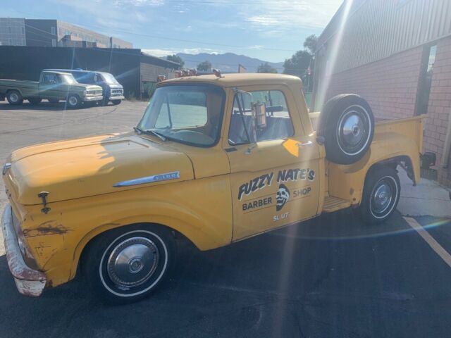 1962 Yellow Ford F-100 Standard Cab Pickup