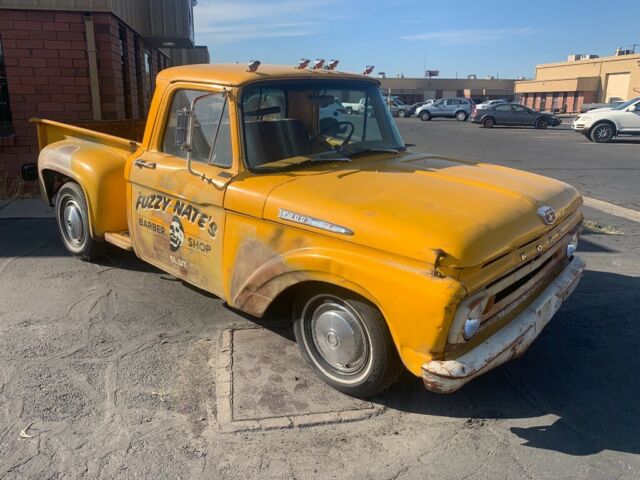 1962 Yellow Ford F-100 Standard Cab Pickup