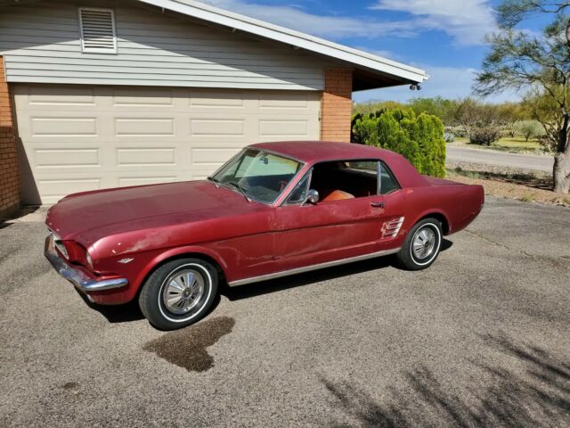 1966 Red Ford Mustang Coupe