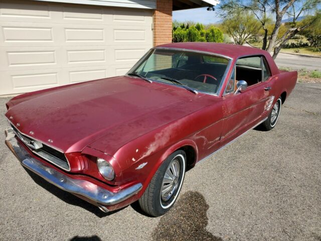 1966 Red Ford Mustang Coupe