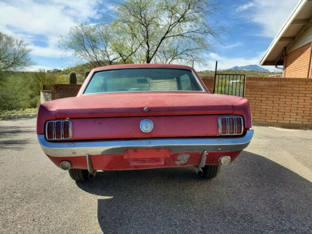 1966 Red Ford Mustang Coupe