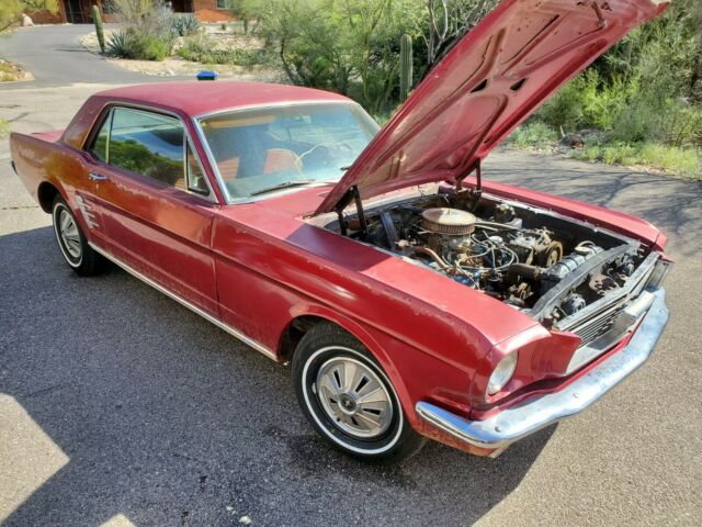 1966 Red Ford Mustang Coupe