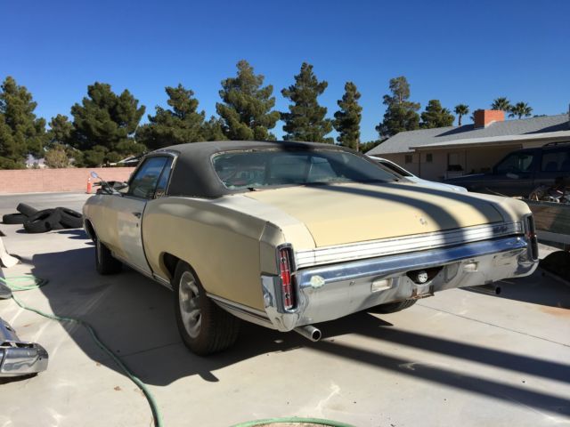 1972 Tan Chevrolet Monte Carlo Coupe