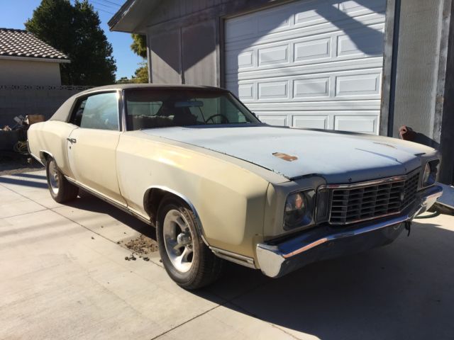 1972 Tan Chevrolet Monte Carlo Coupe