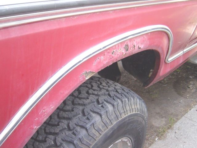 1978 Red Ford Bronco SUV