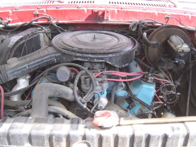 1978 Red Ford Bronco SUV