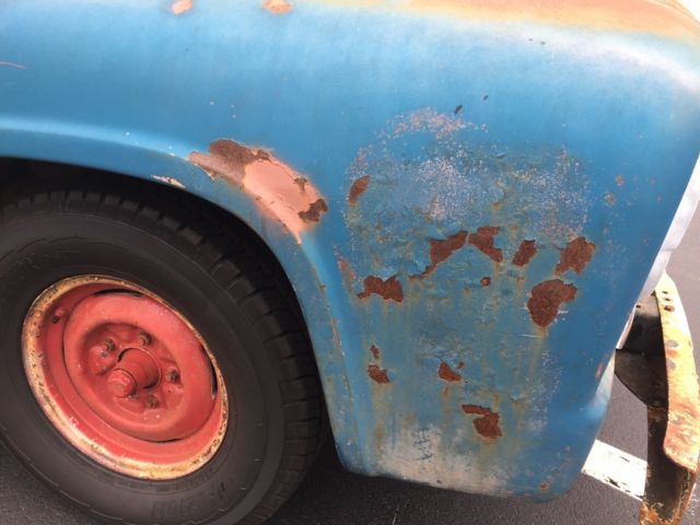1956 Blue Ford F-100 Standard Cab Pickup