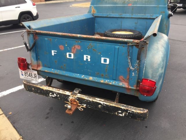 1956 Blue Ford F-100 Standard Cab Pickup