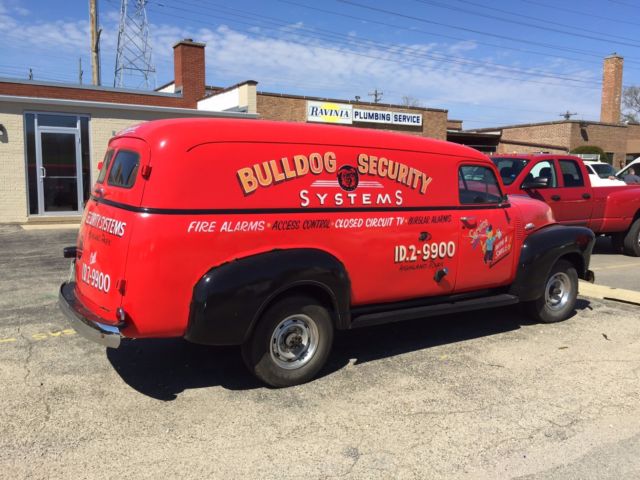 1951 Red GMC Panel Van Van