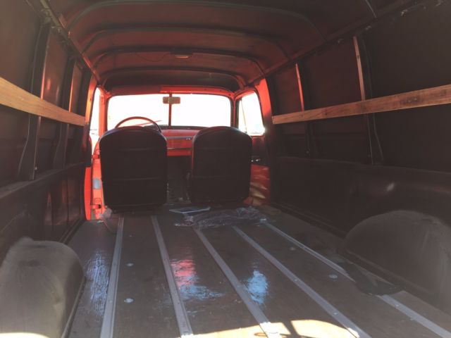 1951 Red GMC Panel Van Van