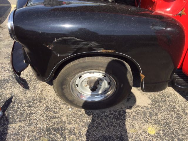 1951 Red GMC Panel Van Van