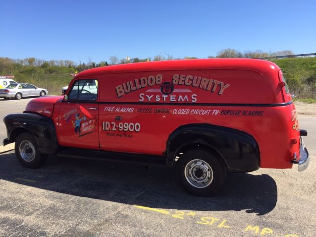 1951 Red GMC Panel Van Van