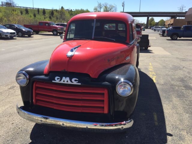 1951 Red GMC Panel Van Van
