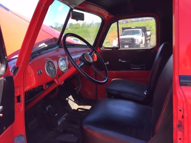 1951 Red GMC Panel Van Van
