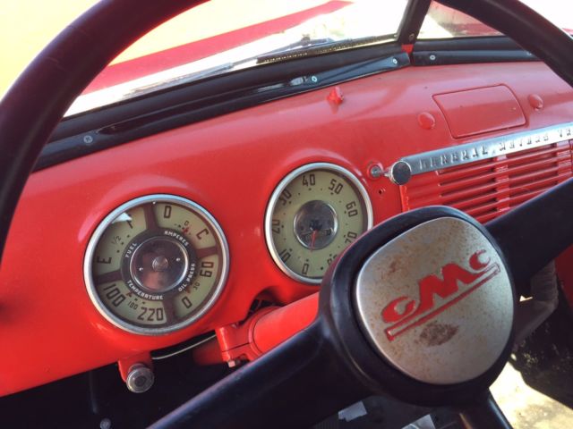 1951 Red GMC Panel Van Van