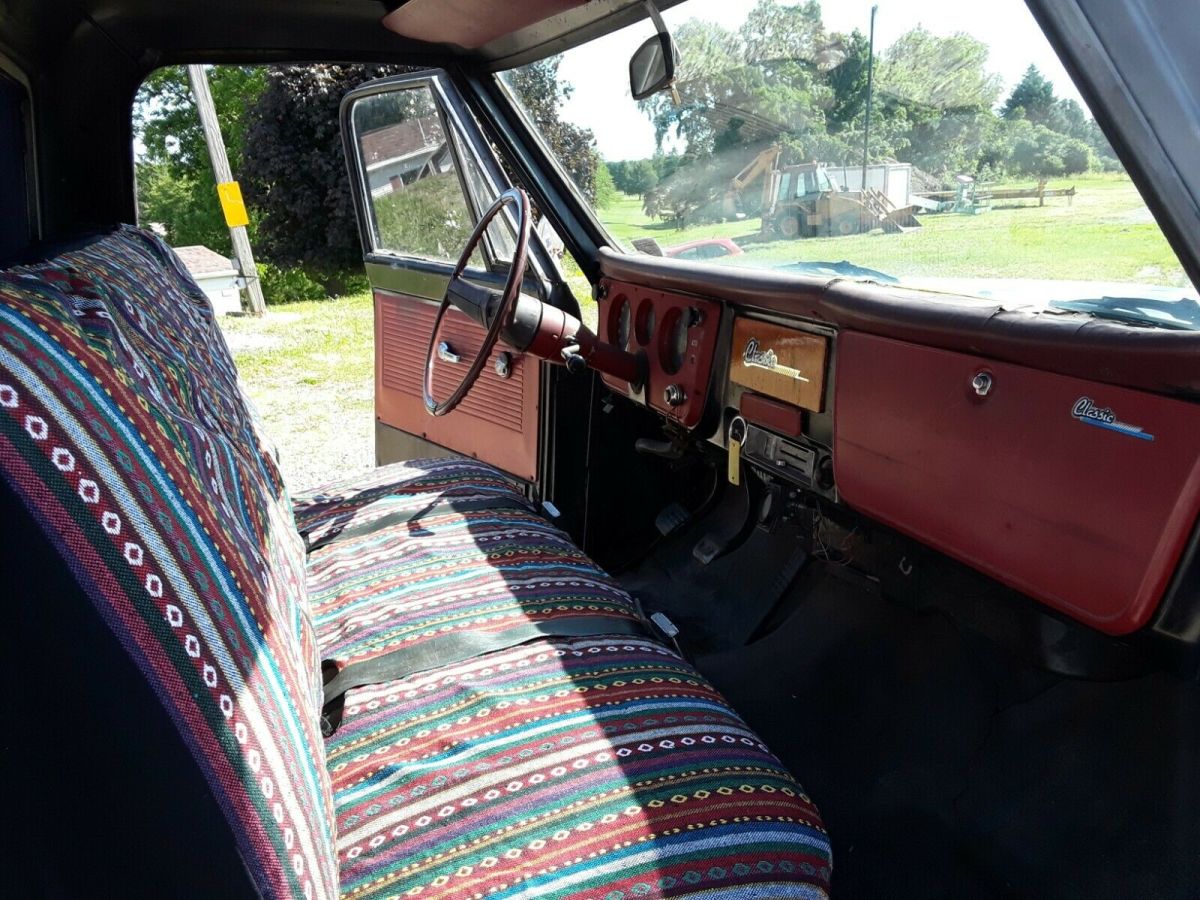 1969 GRAY PRIMER GMC Sierra 1500 Standard Cab Pickup